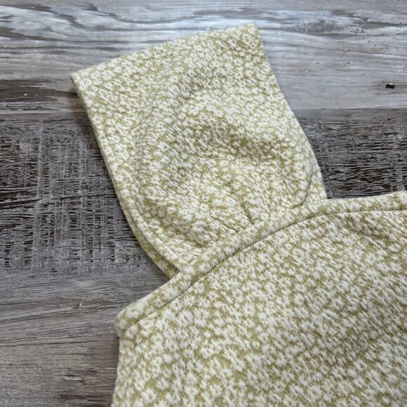 NWT Madewell Cream Floral Cotton Top with Flutter Sleeves Cottagecore XXS - Picture 2 of 6